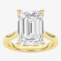 Grown Gorgeous (F / Vs2) Womens 4 1/2 CT. T.W. Lab Grown White Diamond 14K Gold Solitaire Engagement Ring