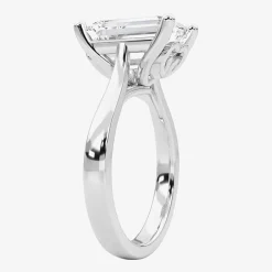 Grown Gorgeous (F / Vs2) Womens 4 1/2 CT. T.W. Lab Grown White Diamond 14K Gold Solitaire Engagement Ring