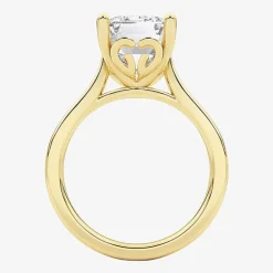 Grown Gorgeous (F / Vs2) Womens 4 1/2 CT. T.W. Lab Grown White Diamond 14K Gold Solitaire Engagement Ring