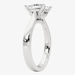 Grown Gorgeous (F, Vs2) Womens 2 1/4 CT. T.W. Lab Grown White Diamond 14K Gold or Platinum Princess-cut Solitaire Engagement Ring