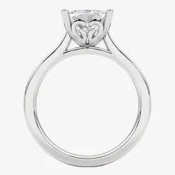 Grown Gorgeous (F, Vs2) Womens 2 1/4 CT. T.W. Lab Grown White Diamond 14K Gold or Platinum Princess-cut Solitaire Engagement Ring