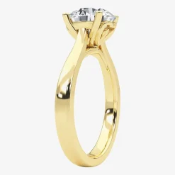 Grown Gorgeous (F,Vs2) Womens 2 1/4 CT. T.W. Lab Grown White Diamond 14K Gold or Platinum Round Solitaire Engagement Ring