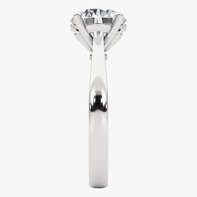 Grown Gorgeous (F,Vs2) Womens 2 1/4 CT. T.W. Lab Grown White Diamond 14K Gold or Platinum Round Solitaire Engagement Ring