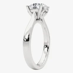 Grown Gorgeous (F,Vs2) Womens 2 1/4 CT. T.W. Lab Grown White Diamond 14K Gold or Platinum Round Solitaire Engagement Ring