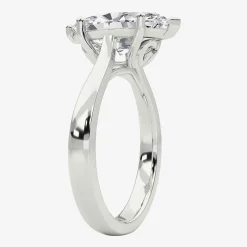Grown Gorgeous (F / Vs2) Womens 2 1/4 CT. T.W. Lab Grown White Diamond 14K Gold Marquise Solitaire Engagement Ring