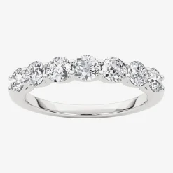 Grown Gorgeous (F,Vs2) Womens 1 CT. T.W. Lab Grown White Diamond 14K Gold or Platinum Wedding Band