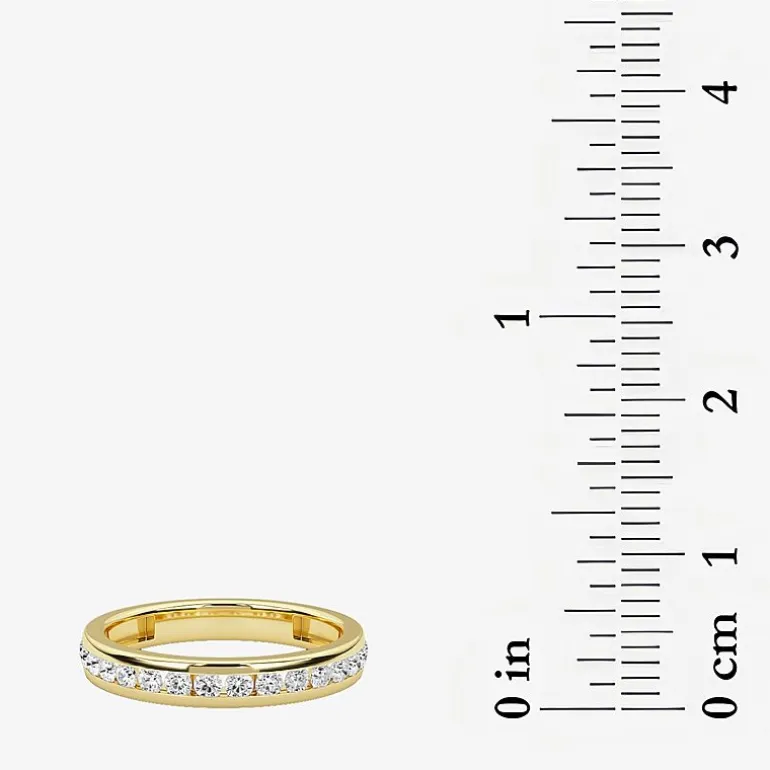 Grown Gorgeous (F, Vs2) Womens 1/2 CT. T.W. Lab Grown White Diamond 14K Gold or Platinum Anniversary Wedding Band
