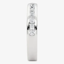 Grown Gorgeous (F, Vs2) Womens 1/2 CT. T.W. Lab Grown White Diamond 14K Gold or Platinum Anniversary Wedding Band