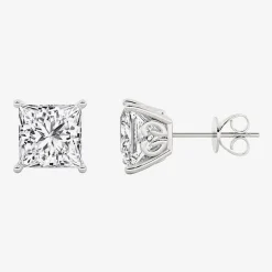 Grown Gorgeous (Vs2,F) 4 1/2 CT. T.W. Lab-Grown Diamond 14K Gold or Platinum 8.2mm Princess Stud Earrings