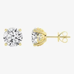 Grown Gorgeous (Vs2,F) 4 1/2 CT. T.W. Lab-Grown Diamond 14K Gold or Platinum 6.7mm Round Stud Earrings