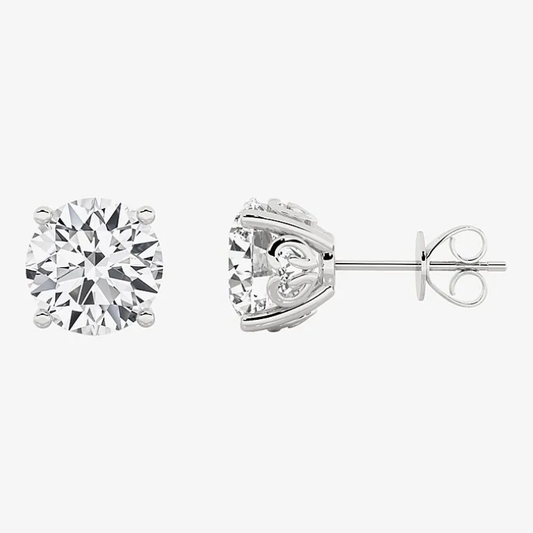 Grown Gorgeous (Vs2,F) 4 1/2 CT. T.W. Lab-Grown Diamond 14K Gold or Platinum 6.7mm Round Stud Earrings