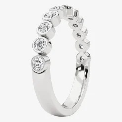 Grown Gorgeous Womens 1/2 CT. T.W. Lab Grown White Diamond 14K Gold or Platinum Anniversary Wedding Band