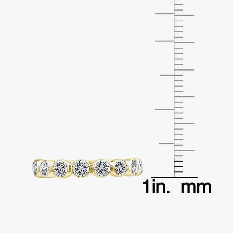 Grown Gorgeous Womens 1/2 CT. T.W. Lab Grown White Diamond 14K Gold or Platinum Anniversary Wedding Band