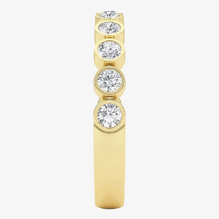 Grown Gorgeous Womens 1/2 CT. T.W. Lab Grown White Diamond 14K Gold or Platinum Anniversary Wedding Band