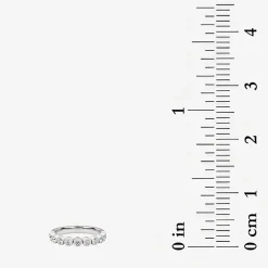Grown Gorgeous Womens 1/2 CT. T.W. Lab Grown White Diamond 14K Gold or Platinum Anniversary Wedding Band