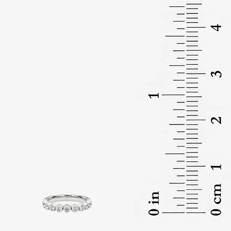Grown Gorgeous Womens 1/2 CT. T.W. Lab Grown White Diamond 14K Gold or Platinum Anniversary Wedding Band