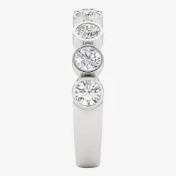 Grown Gorgeous Womens 2.5MM 1 CT. T.W. Lab Grown White Diamond 14K Gold or Platinum Anniversary Wedding Band
