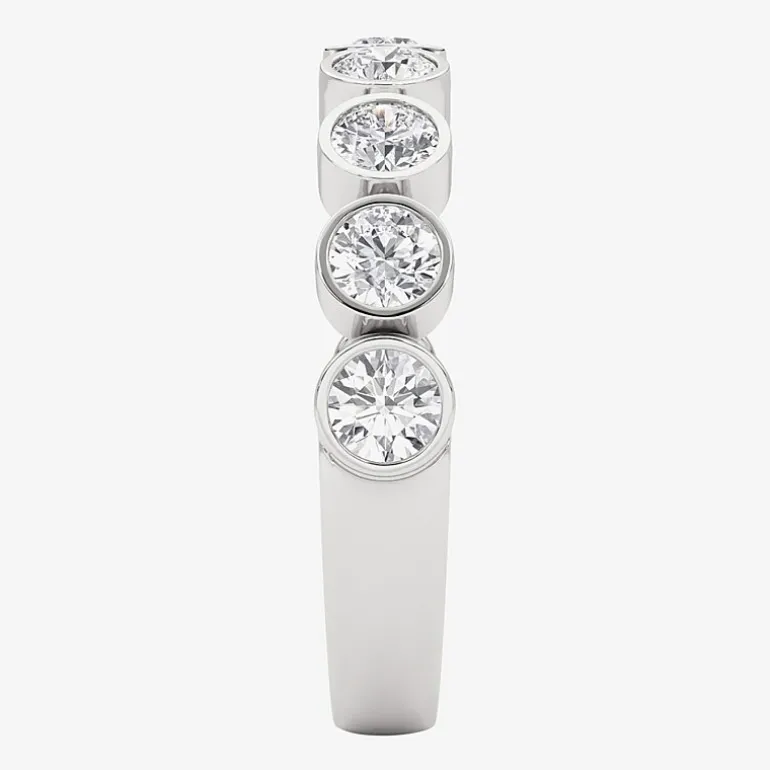 Grown Gorgeous Womens 2.5MM 1 CT. T.W. Lab Grown White Diamond 14K Gold or Platinum Anniversary Wedding Band