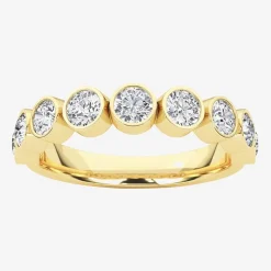Grown Gorgeous Womens 2.5MM 1 CT. T.W. Lab Grown White Diamond 14K Gold or Platinum Anniversary Wedding Band