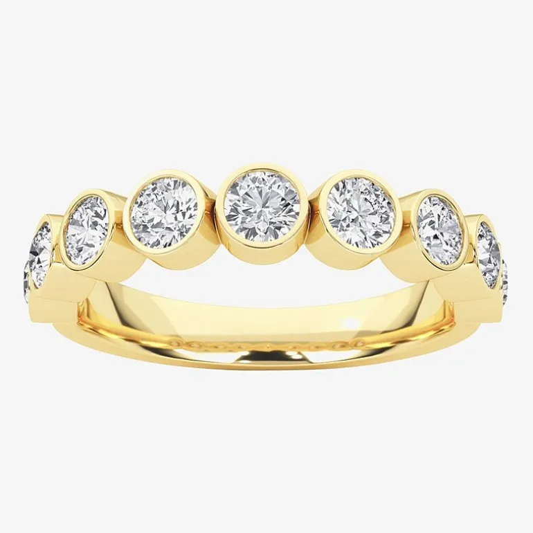 Grown Gorgeous Womens 2.5MM 1 CT. T.W. Lab Grown White Diamond 14K Gold or Platinum Anniversary Wedding Band