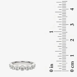 Grown Gorgeous Womens 2.5MM 1 CT. T.W. Lab Grown White Diamond 14K Gold or Platinum Anniversary Wedding Band