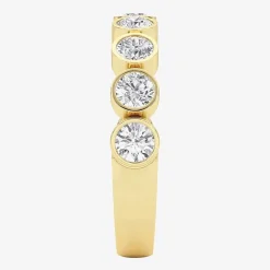 Grown Gorgeous Womens 2.5MM 1 CT. T.W. Lab Grown White Diamond 14K Gold or Platinum Anniversary Wedding Band