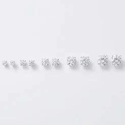 ( G/SI1-SI2 ) 1/4 CT. T.W. Lab-Grown Diamond 14K Gold Round Stud Earrings