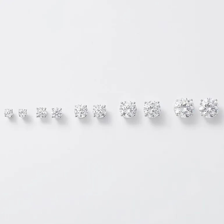 ( G/SI1-SI2 ) 1/4 CT. T.W. Lab-Grown Diamond 14K Gold Round Stud Earrings