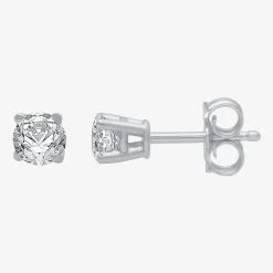 ( G/SI1-SI2 ) 1/4 CT. T.W. Lab-Grown Diamond 14K Gold Round Stud Earrings
