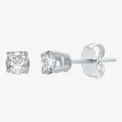 ( G/SI1-SI2 ) 1/4 CT. T.W. Lab-Grown Diamond 14K Gold Round Stud Earrings