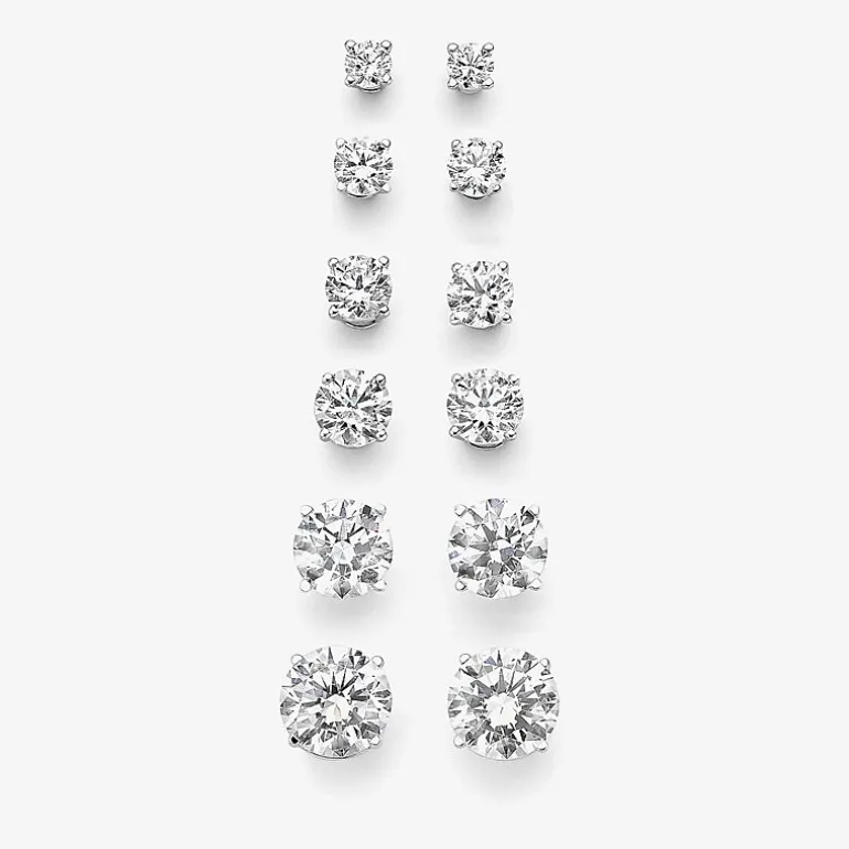 ( G/SI1-SI2 ) 1/4 CT. T.W. Lab-Grown Diamond 14K Gold Round Stud Earrings