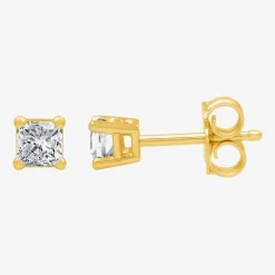 ( G/SI1-SI2 ) 1/4 CT. T.W. Lab-Grown Diamond 14K Gold Round Stud Earrings