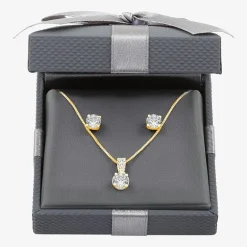 ( G/SI1-SI2 ) 2 CT. T.W. Lab-Grown White Diamond 10K or 14K Gold 2-pc. Jewelry Set