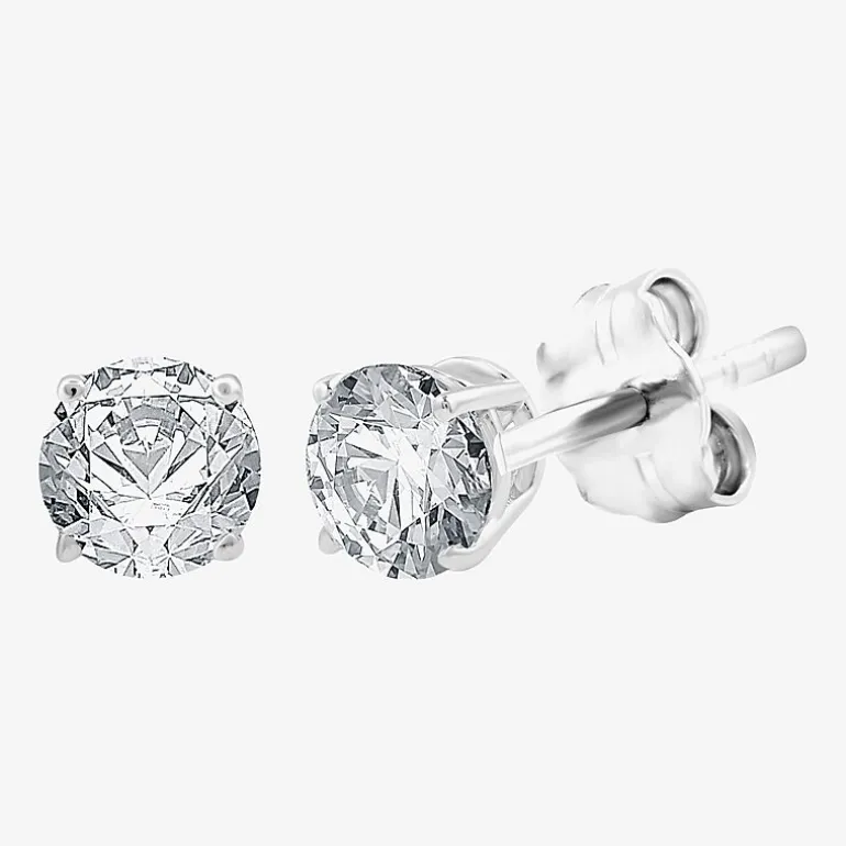 G, Si1-Si2 Womens 2 CT. Lab Grown White Diamond Sterling Silver OR 14K Gold over Silver 2-pc. Jewelry Set