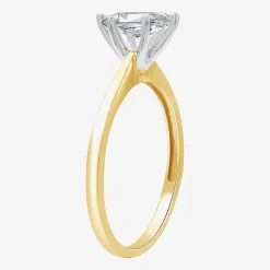 (G / Si1-Si2) Womens 3/4 CT. Lab Grown White Diamond 10K Gold Marquise Solitaire Engagement Ring