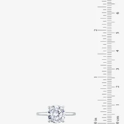 (G / Si2) Womens 3 1/3 Ct. T.W. Lab Grown White Diamond 14K Gold Round Solitaire Bridal Set