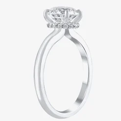 (G / Si2) Womens 3 1/3 Ct. T.W. Lab Grown White Diamond 14K Gold Round Solitaire Bridal Set