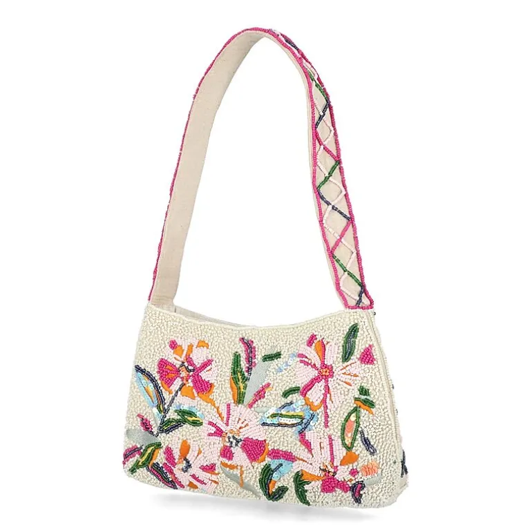 Gunne Sax by Jessica McClintock Juniper Floral Beaded Shoulder Bag
