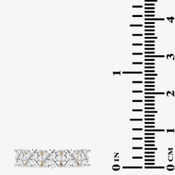 (G / Vs2-Si2) Womens 2 1/2 CT. T.W. Lab Grown White Diamond 14K Gold 5-Stone Anniversary Band