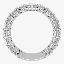 (G / Vs2-Si1) Womens 4MM 2 3/4 CT. T.W. Lab Grown White Diamond 14K Gold Wedding Band