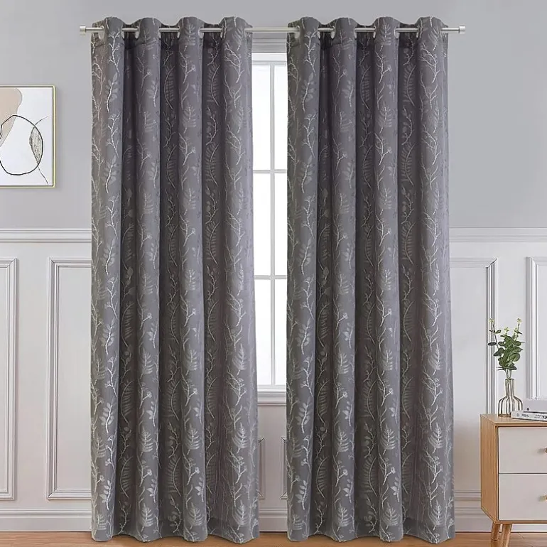 Habitat Botanica Grommet Top Light-Filtering Single Curtain Panel