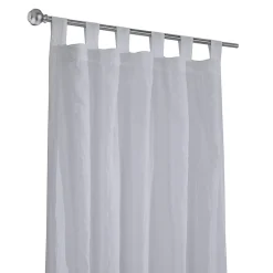 Habitat Crushed Tab Top Sheer Single Curtain Panel