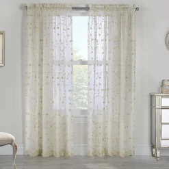 Habitat Grandeur Rod Pocket Light-Filtering Single Curtain Panel