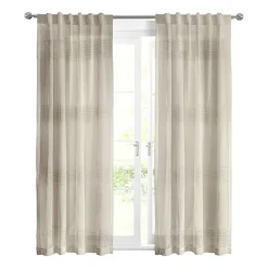 Habitat Lindsey Rod Pocket Back Tab Light-Filtering Single Curtain Panel