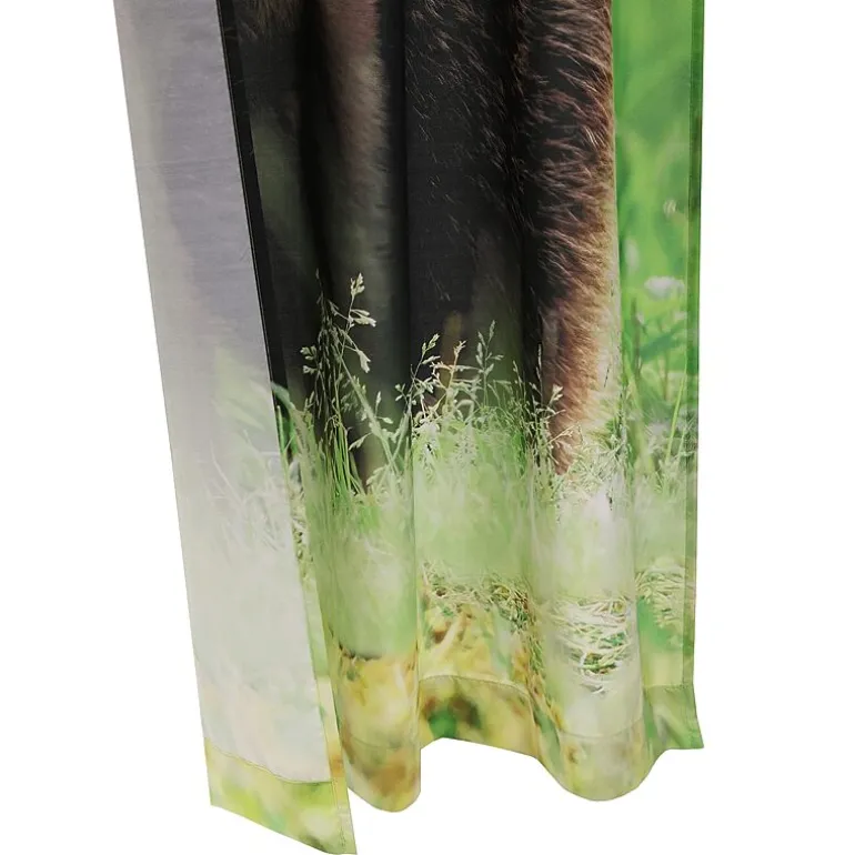 Habitat Photo Real Rod Pocket Light-Filtering Set of 2 Curtain Panel