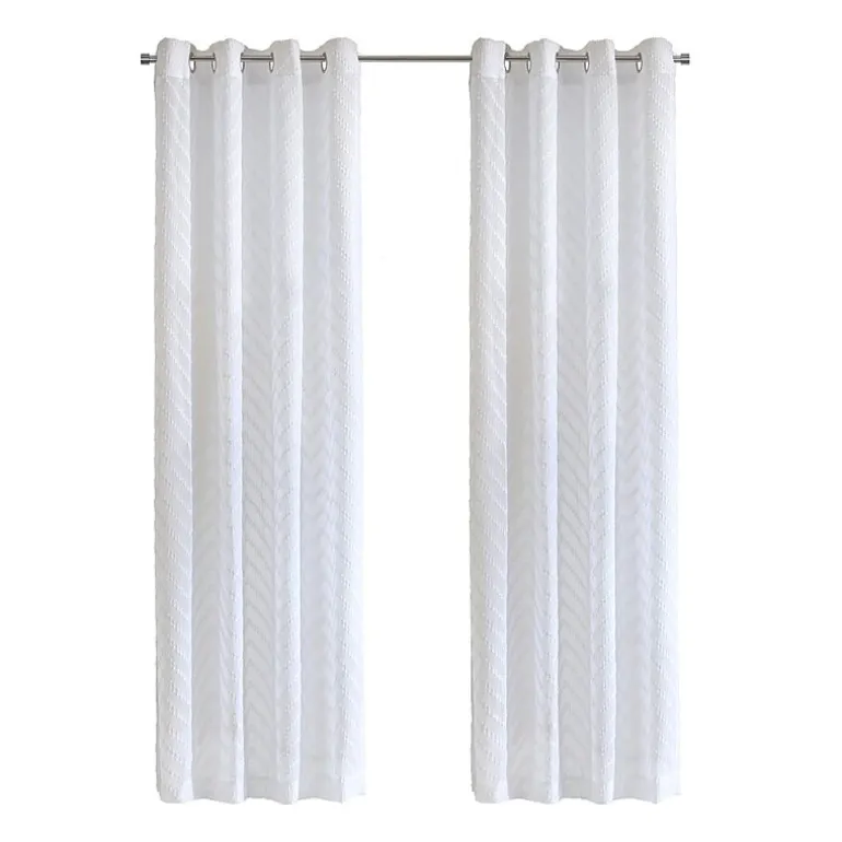 Habitat Regina Grommet Top Sheer Single Curtain Panel