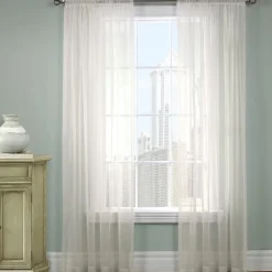 Habitat Rhapsody Voile Rod Pocket Sheer Single Curtain Panel