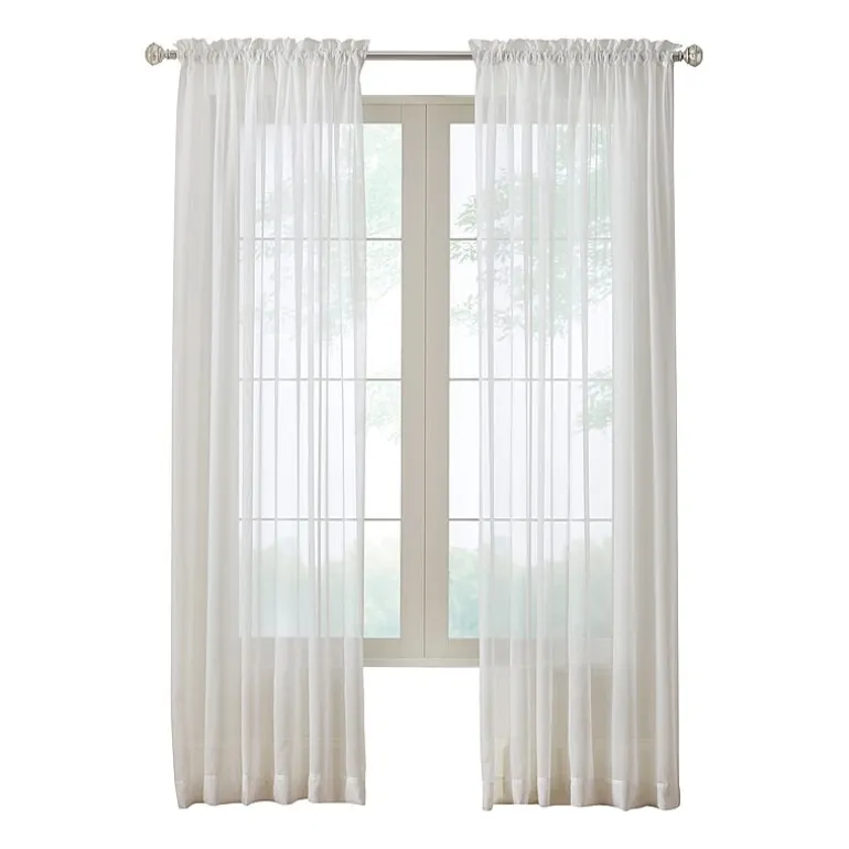 Habitat Rhapsody Voile Rod Pocket Sheer Single Curtain Panel