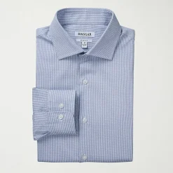 Haggar Big and Tall Mens Classic Fit Wrinkle Free Long Sleeve Dress Shirt