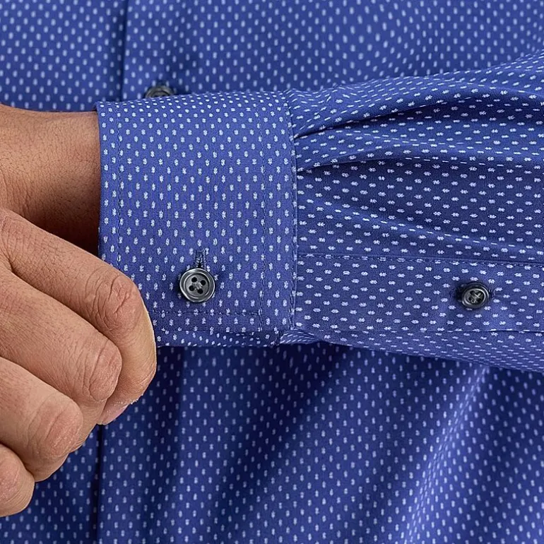 Haggar Big and Tall Mens Classic Fit Wrinkle Free Long Sleeve Dress Shirt